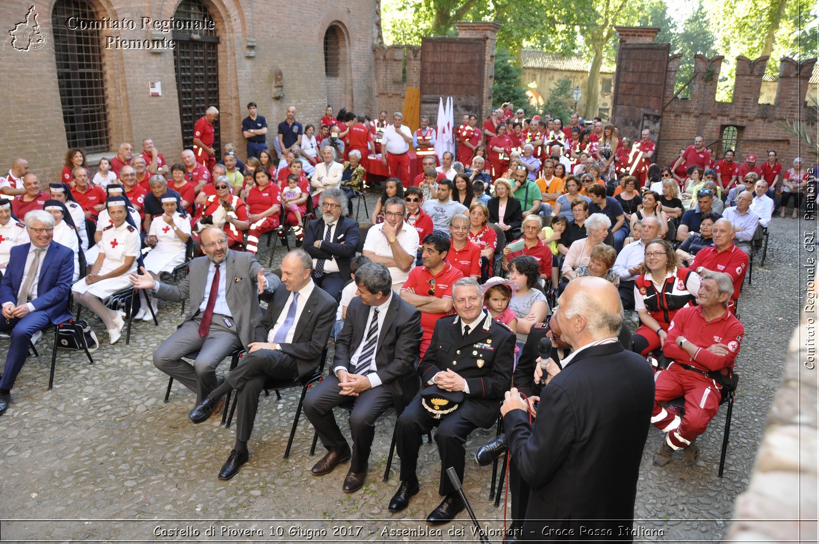 Castello di Piovera 10 Giugno 2017 - Assemblea dei Volontari - Croce Rossa Italiana- Comitato Regionale del Piemonte