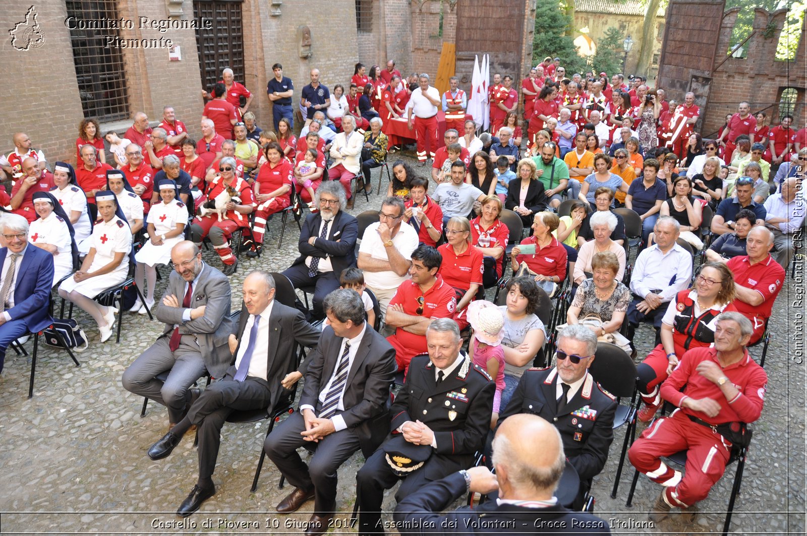 Castello di Piovera 10 Giugno 2017 - Assemblea dei Volontari - Croce Rossa Italiana- Comitato Regionale del Piemonte