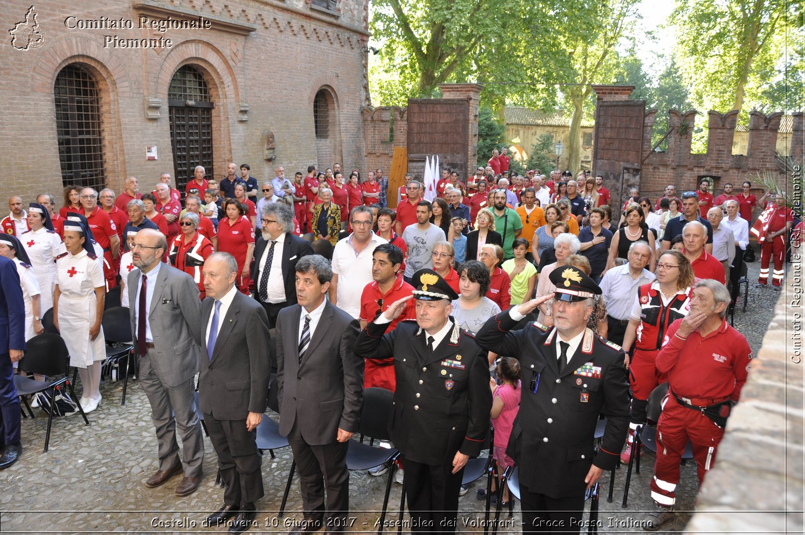 Castello di Piovera 10 Giugno 2017 - Assemblea dei Volontari - Croce Rossa Italiana- Comitato Regionale del Piemonte