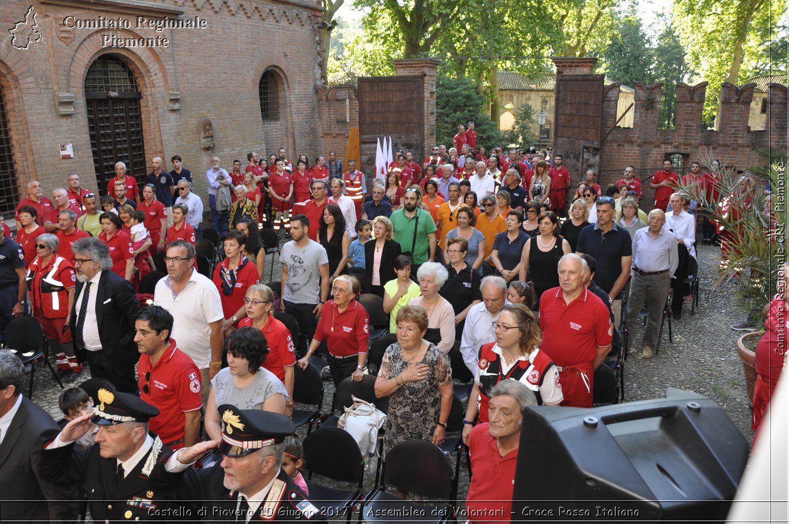 Castello di Piovera 10 Giugno 2017 - Assemblea dei Volontari - Croce Rossa Italiana- Comitato Regionale del Piemonte