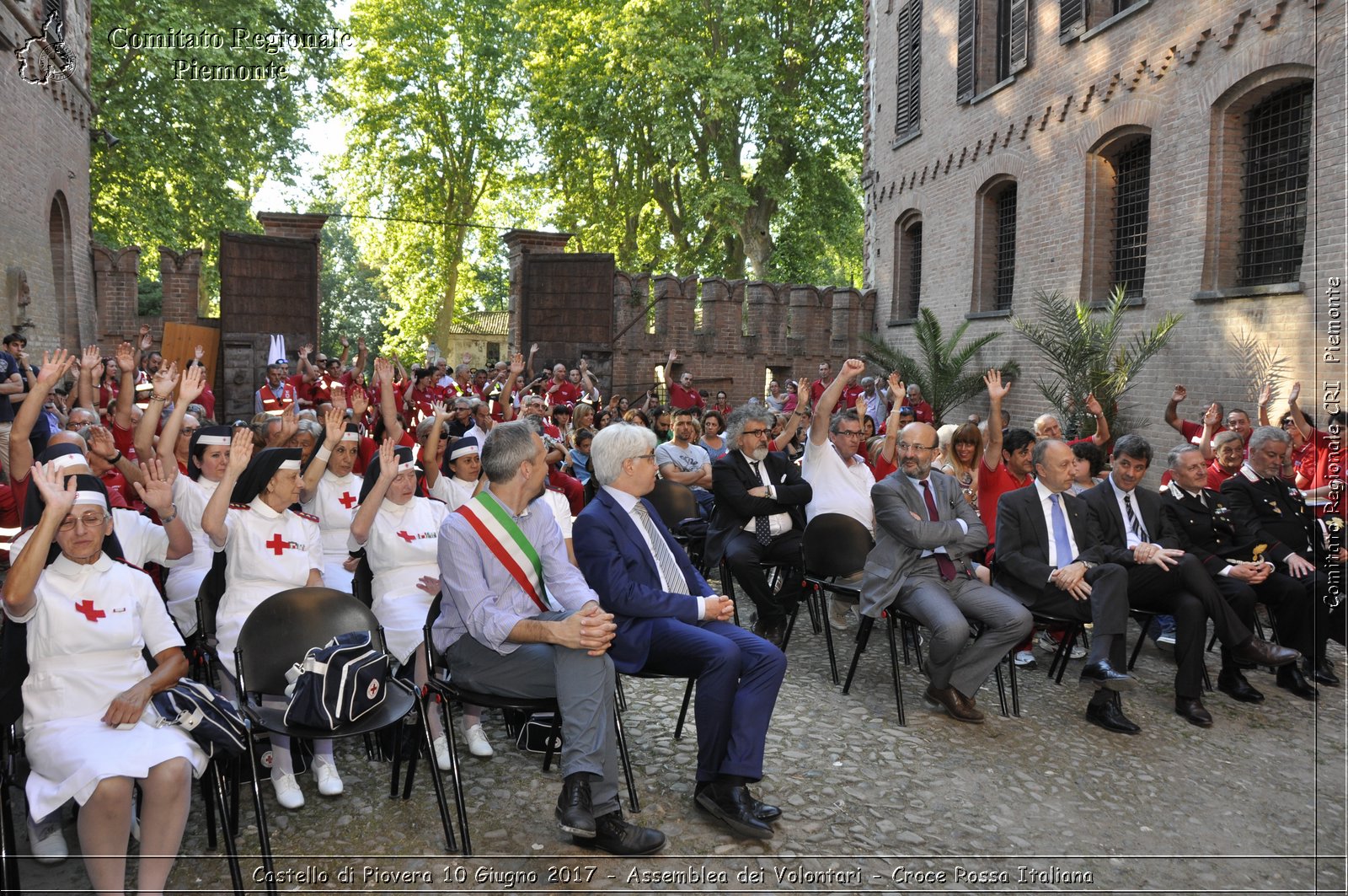 Castello di Piovera 10 Giugno 2017 - Assemblea dei Volontari - Croce Rossa Italiana- Comitato Regionale del Piemonte