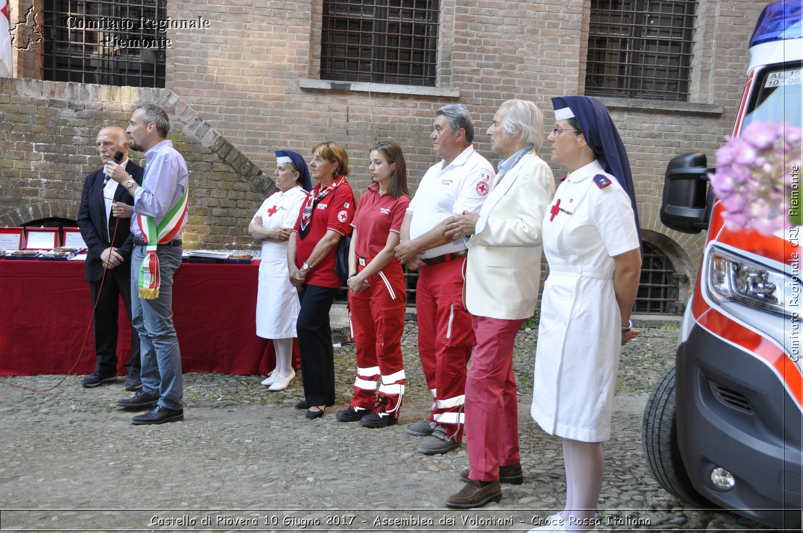 Castello di Piovera 10 Giugno 2017 - Assemblea dei Volontari - Croce Rossa Italiana- Comitato Regionale del Piemonte