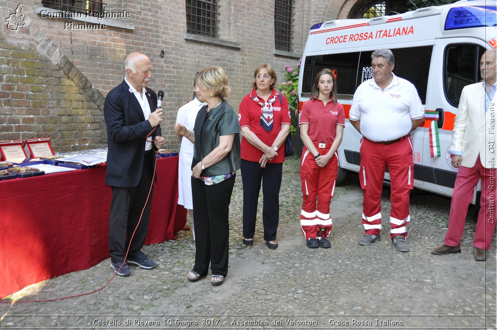 Castello di Piovera 10 Giugno 2017 - Assemblea dei Volontari - Croce Rossa Italiana- Comitato Regionale del Piemonte