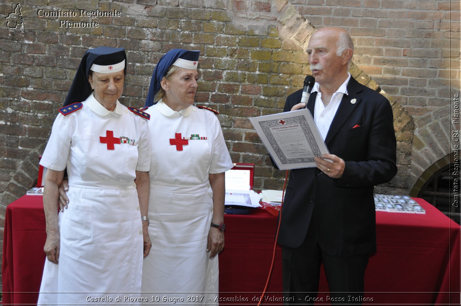 Castello di Piovera 10 Giugno 2017 - Assemblea dei Volontari - Croce Rossa Italiana- Comitato Regionale del Piemonte