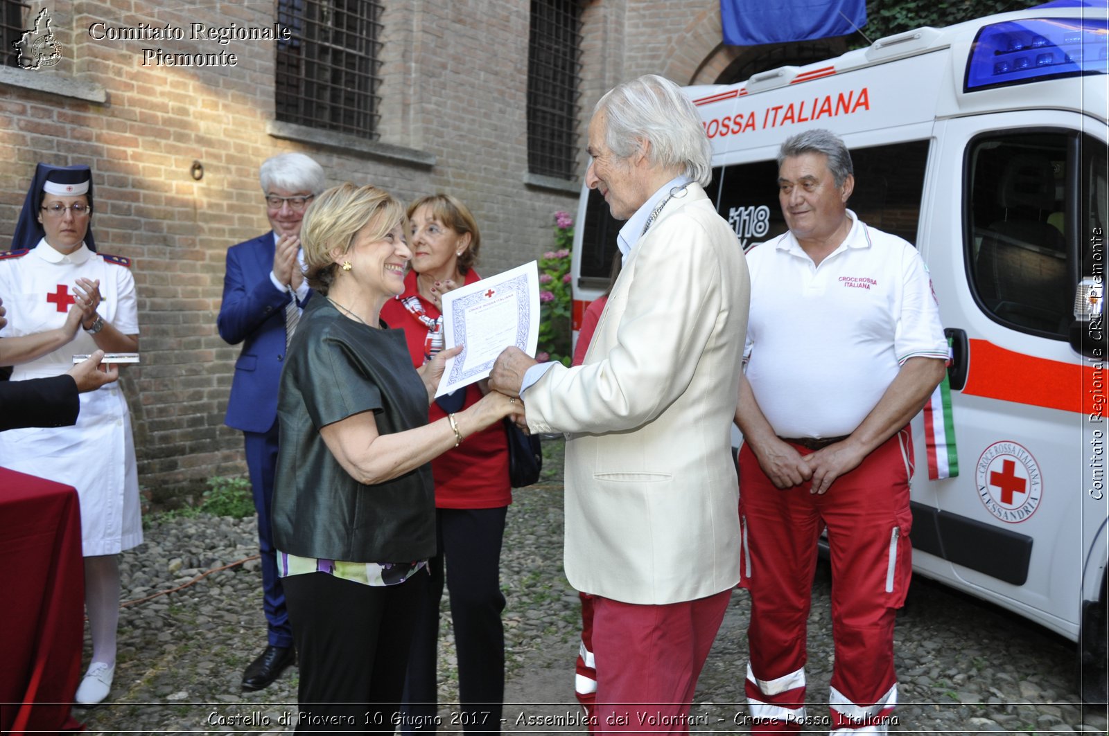 Castello di Piovera 10 Giugno 2017 - Assemblea dei Volontari - Croce Rossa Italiana- Comitato Regionale del Piemonte