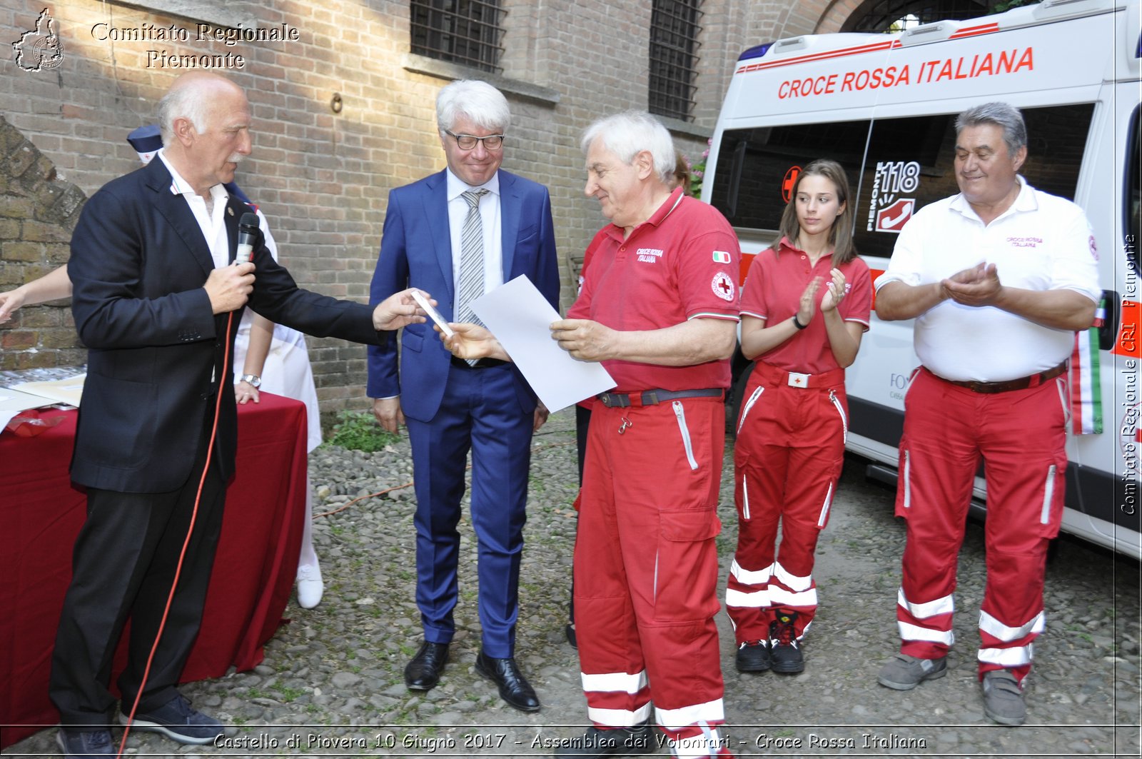 Castello di Piovera 10 Giugno 2017 - Assemblea dei Volontari - Croce Rossa Italiana- Comitato Regionale del Piemonte