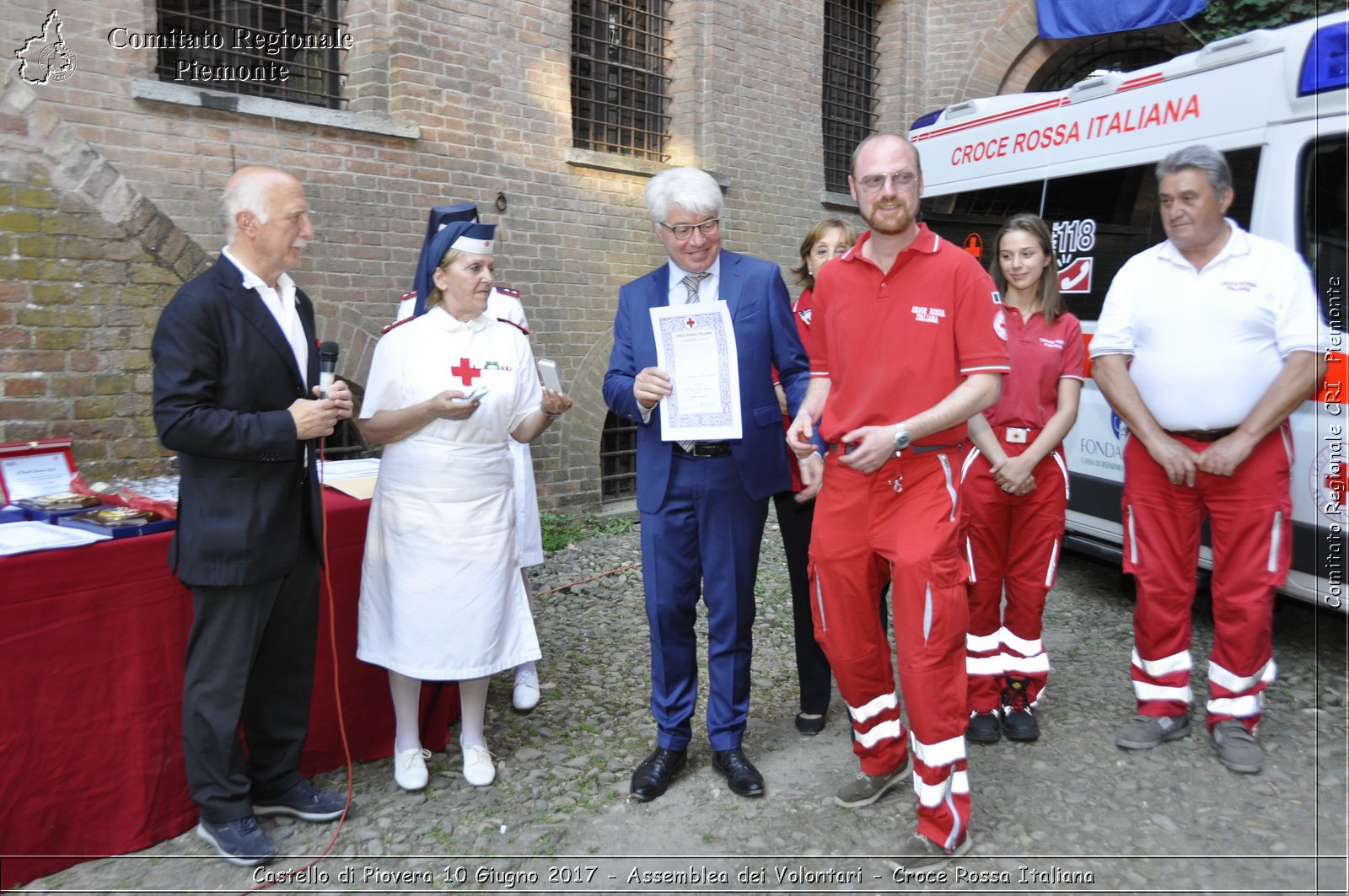 Castello di Piovera 10 Giugno 2017 - Assemblea dei Volontari - Croce Rossa Italiana- Comitato Regionale del Piemonte