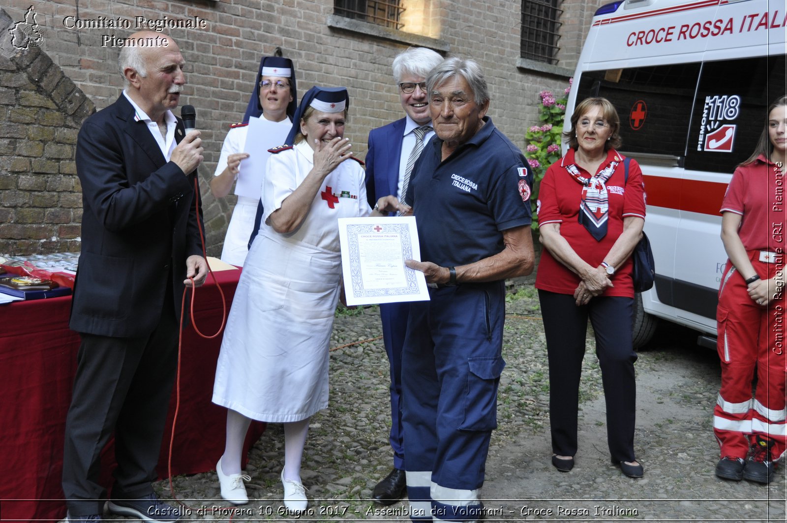 Castello di Piovera 10 Giugno 2017 - Assemblea dei Volontari - Croce Rossa Italiana- Comitato Regionale del Piemonte