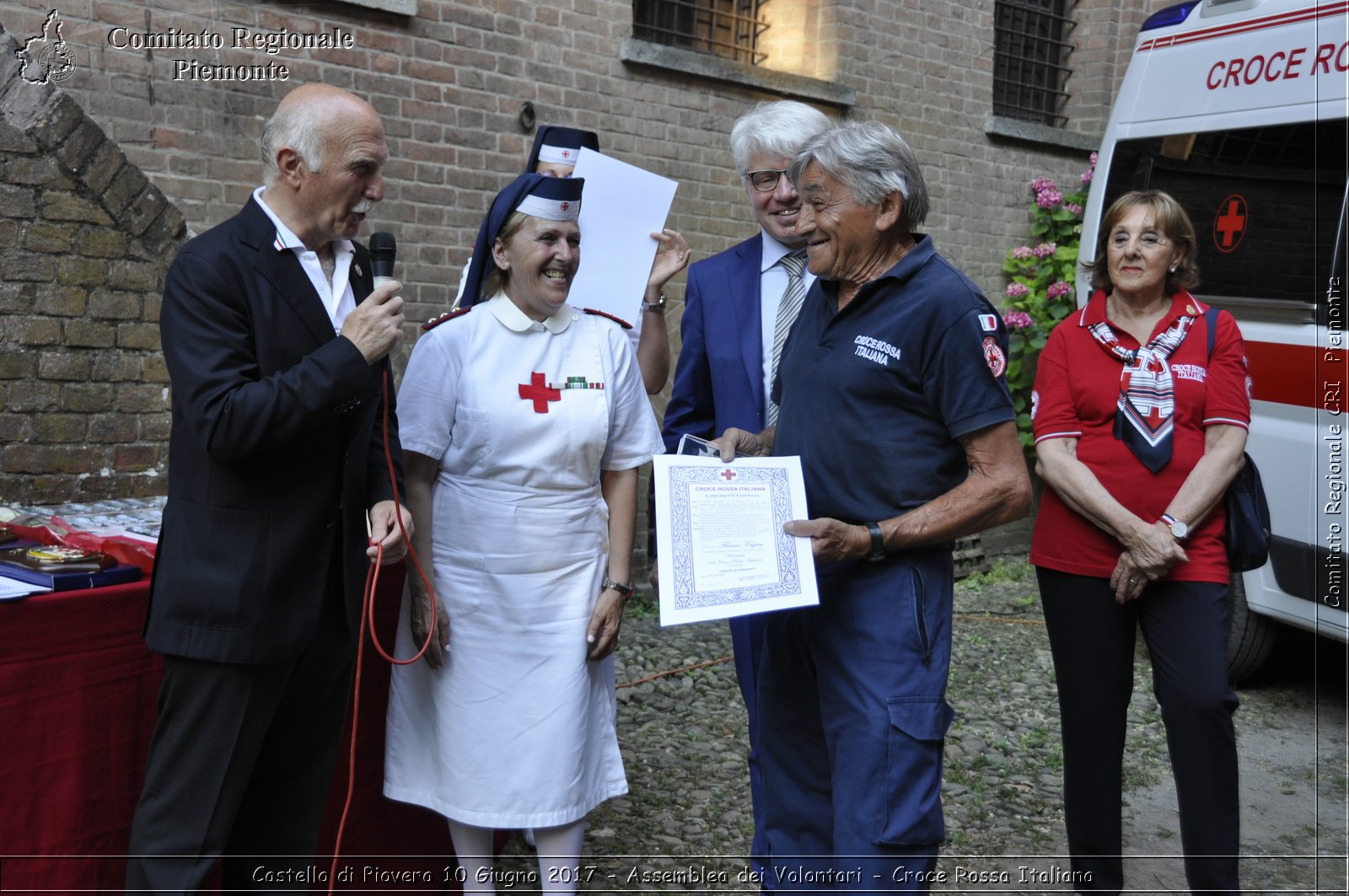 Castello di Piovera 10 Giugno 2017 - Assemblea dei Volontari - Croce Rossa Italiana- Comitato Regionale del Piemonte