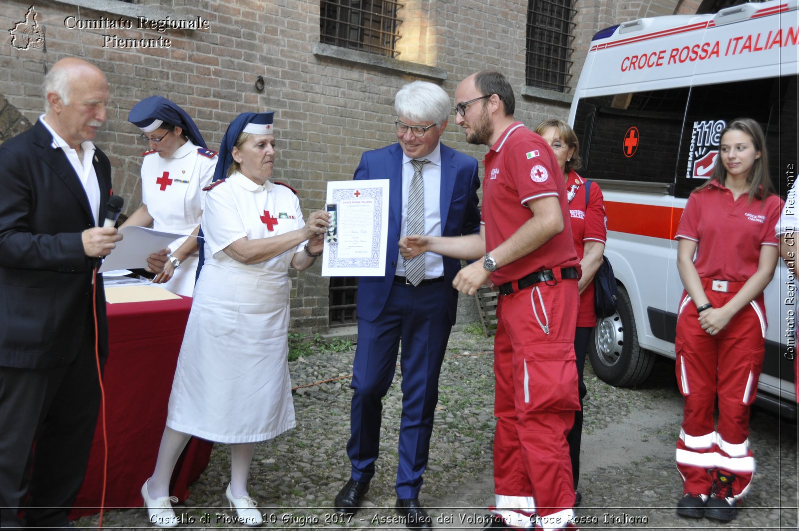 Castello di Piovera 10 Giugno 2017 - Assemblea dei Volontari - Croce Rossa Italiana- Comitato Regionale del Piemonte