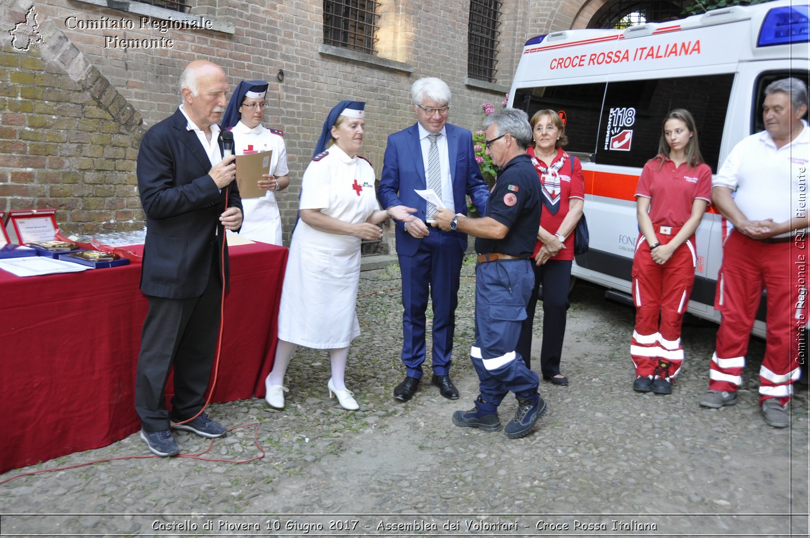 Castello di Piovera 10 Giugno 2017 - Assemblea dei Volontari - Croce Rossa Italiana- Comitato Regionale del Piemonte