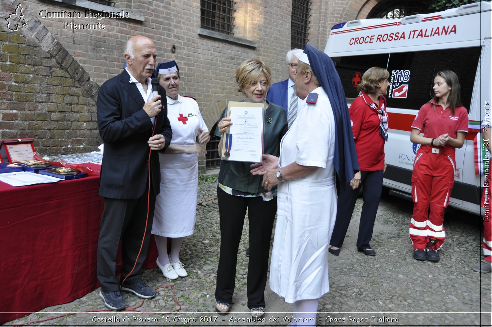 Castello di Piovera 10 Giugno 2017 - Assemblea dei Volontari - Croce Rossa Italiana- Comitato Regionale del Piemonte