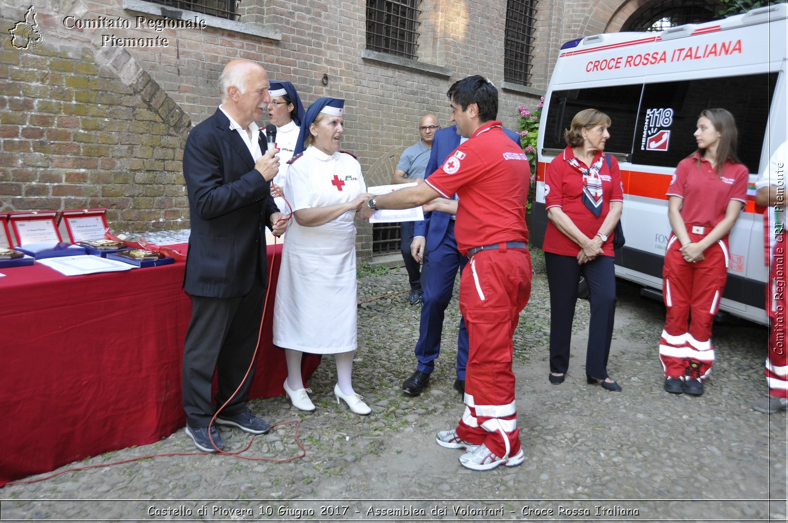 Castello di Piovera 10 Giugno 2017 - Assemblea dei Volontari - Croce Rossa Italiana- Comitato Regionale del Piemonte