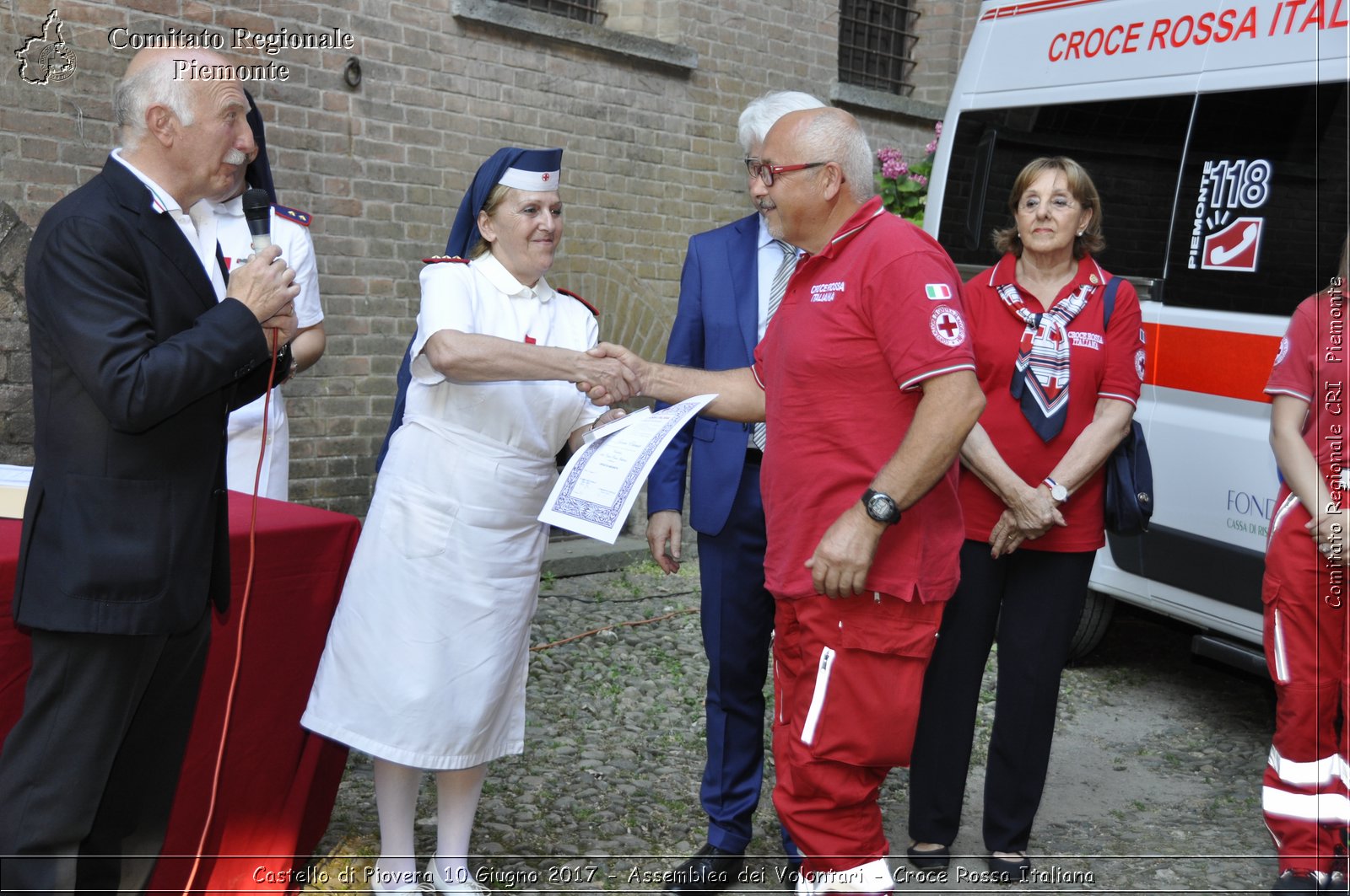 Castello di Piovera 10 Giugno 2017 - Assemblea dei Volontari - Croce Rossa Italiana- Comitato Regionale del Piemonte