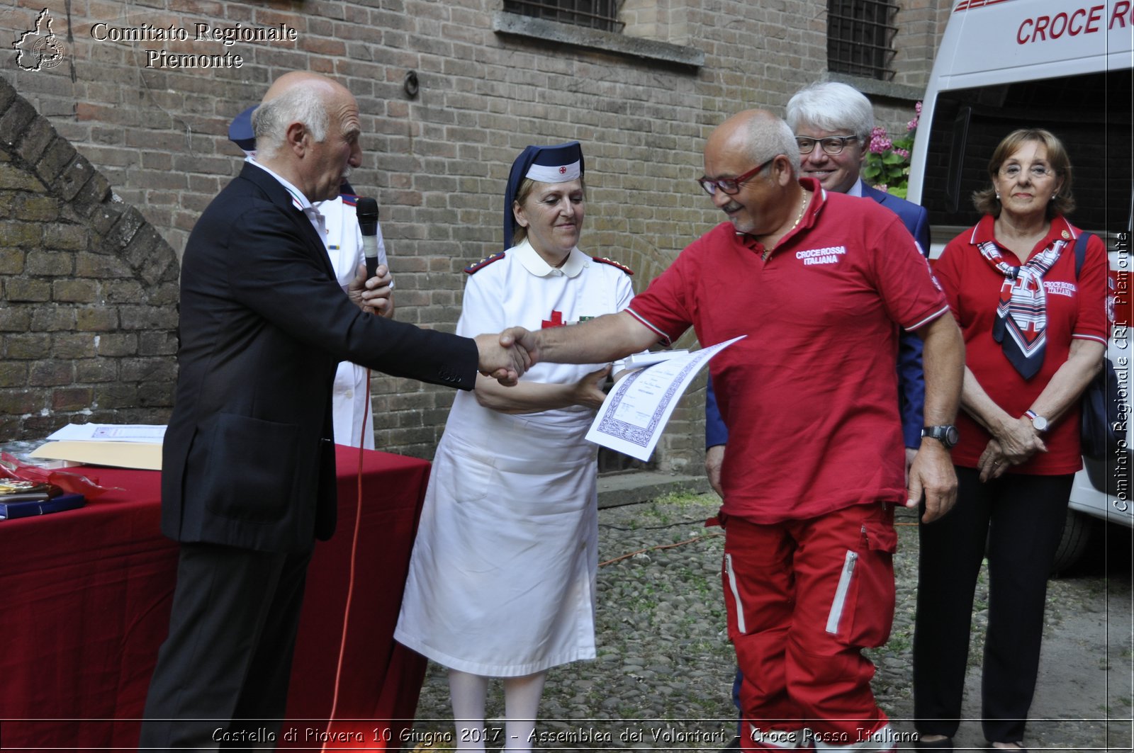 Castello di Piovera 10 Giugno 2017 - Assemblea dei Volontari - Croce Rossa Italiana- Comitato Regionale del Piemonte