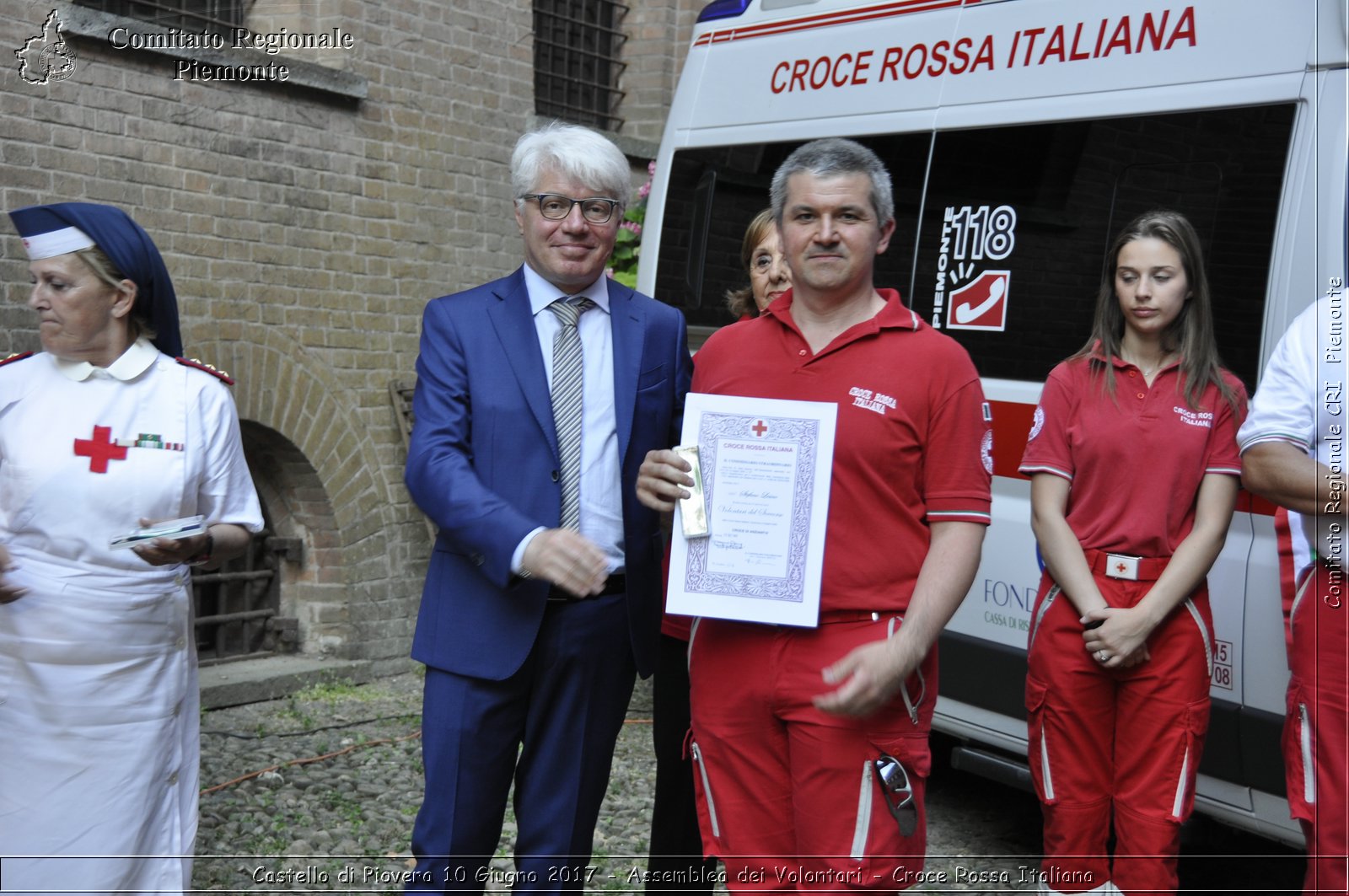 Castello di Piovera 10 Giugno 2017 - Assemblea dei Volontari - Croce Rossa Italiana- Comitato Regionale del Piemonte