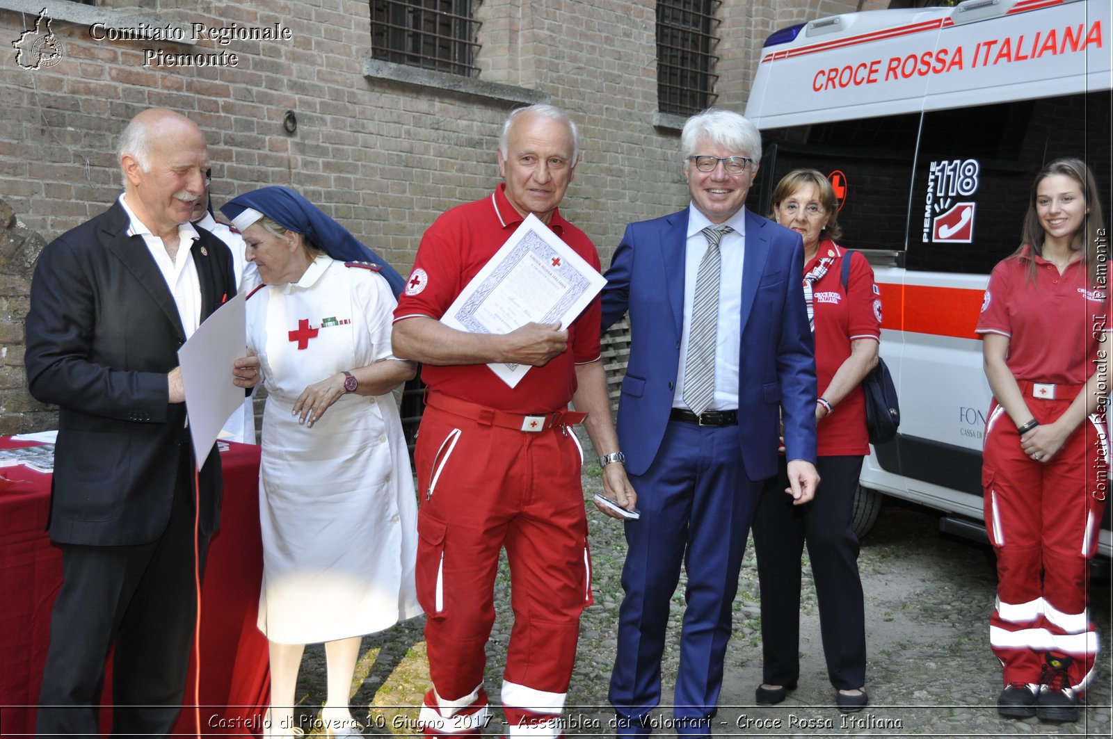 Castello di Piovera 10 Giugno 2017 - Assemblea dei Volontari - Croce Rossa Italiana- Comitato Regionale del Piemonte