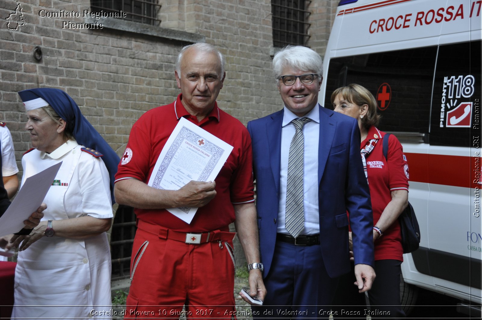 Castello di Piovera 10 Giugno 2017 - Assemblea dei Volontari - Croce Rossa Italiana- Comitato Regionale del Piemonte