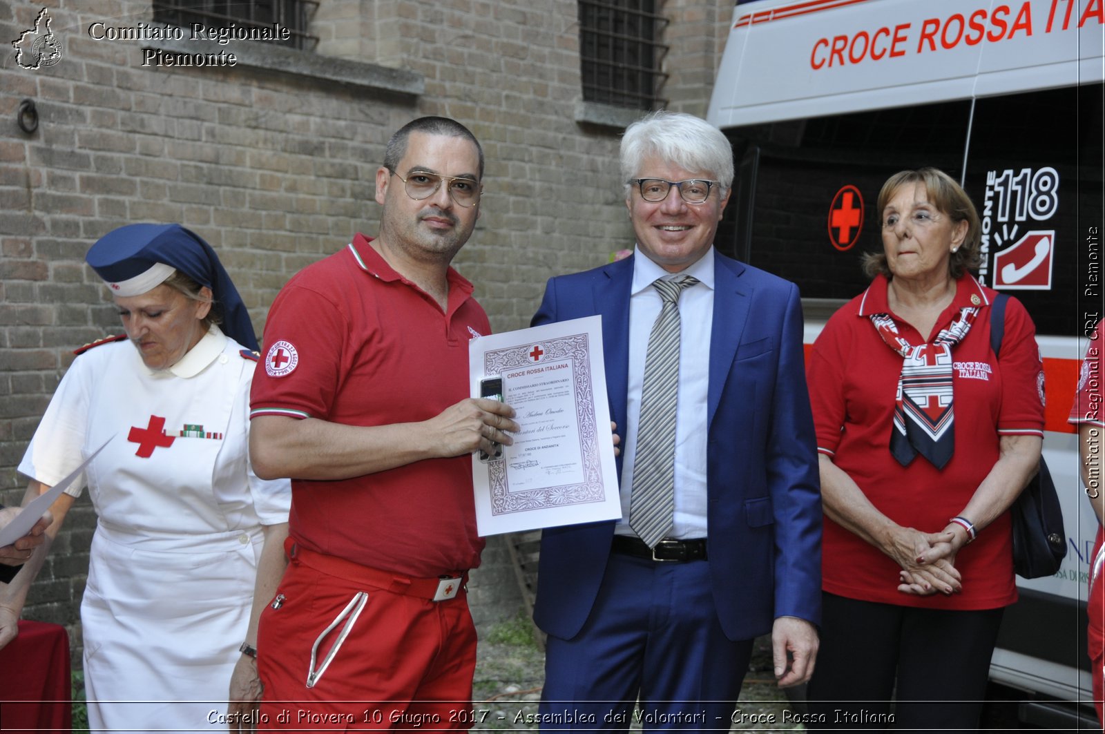 Castello di Piovera 10 Giugno 2017 - Assemblea dei Volontari - Croce Rossa Italiana- Comitato Regionale del Piemonte