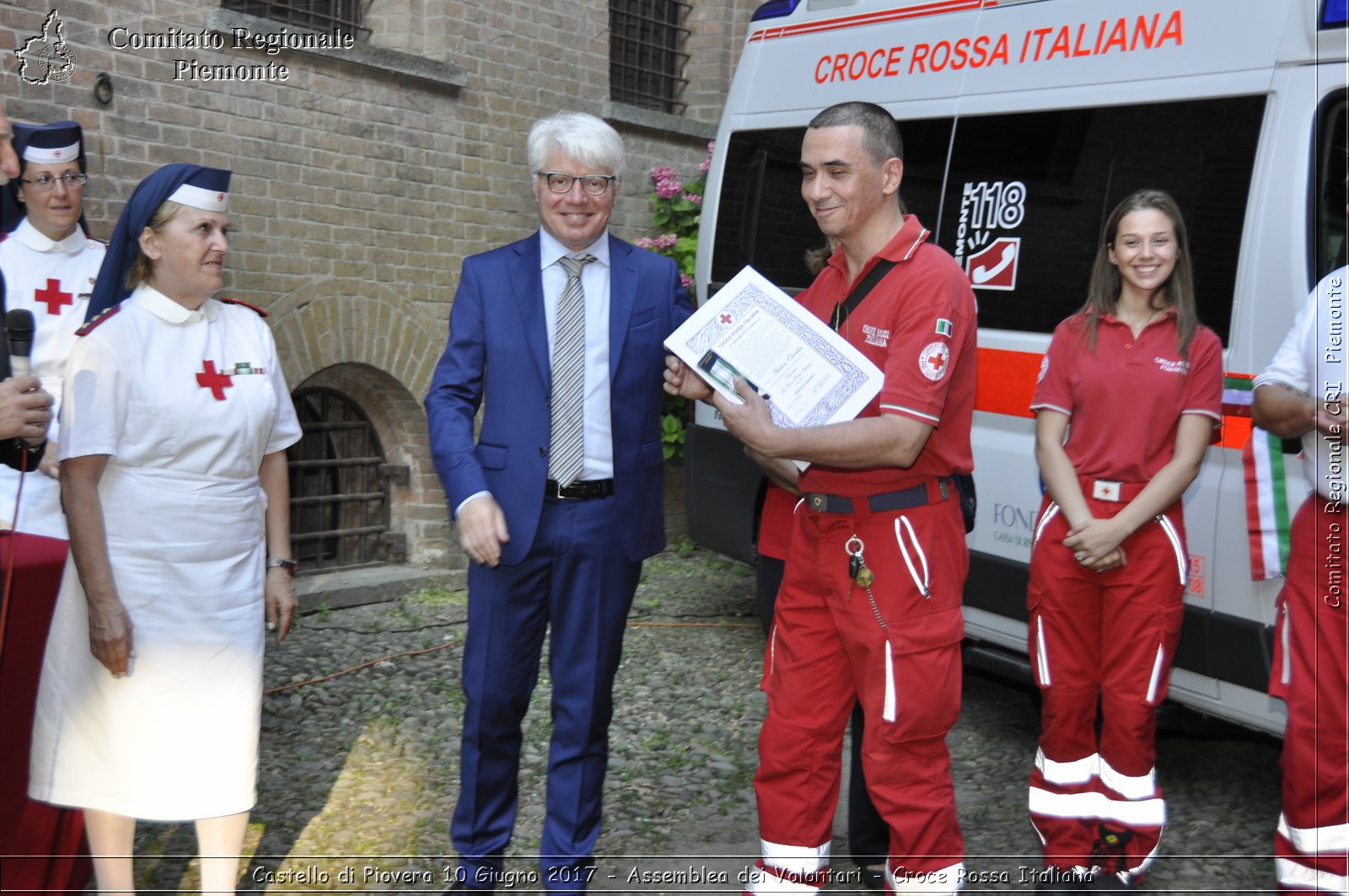 Castello di Piovera 10 Giugno 2017 - Assemblea dei Volontari - Croce Rossa Italiana- Comitato Regionale del Piemonte