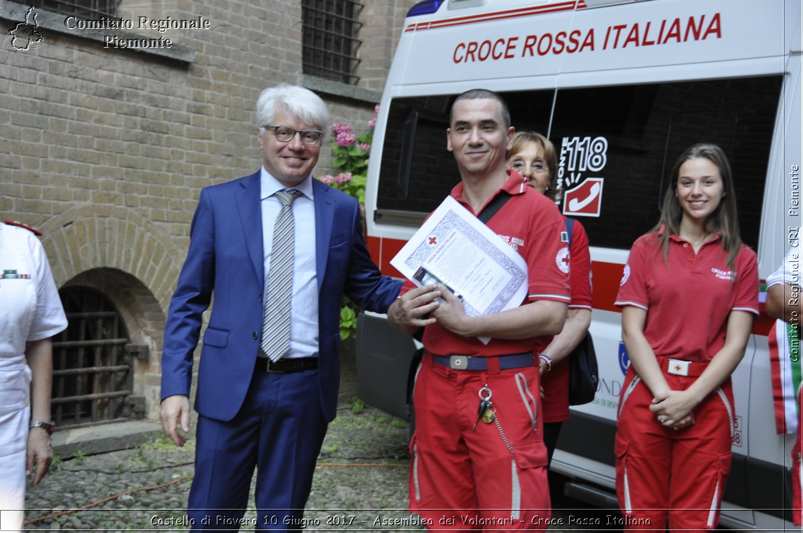 Castello di Piovera 10 Giugno 2017 - Assemblea dei Volontari - Croce Rossa Italiana- Comitato Regionale del Piemonte