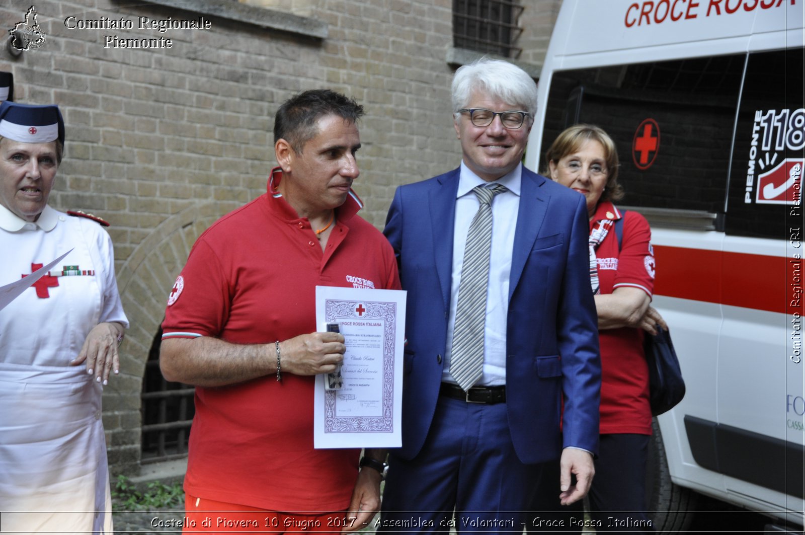 Castello di Piovera 10 Giugno 2017 - Assemblea dei Volontari - Croce Rossa Italiana- Comitato Regionale del Piemonte