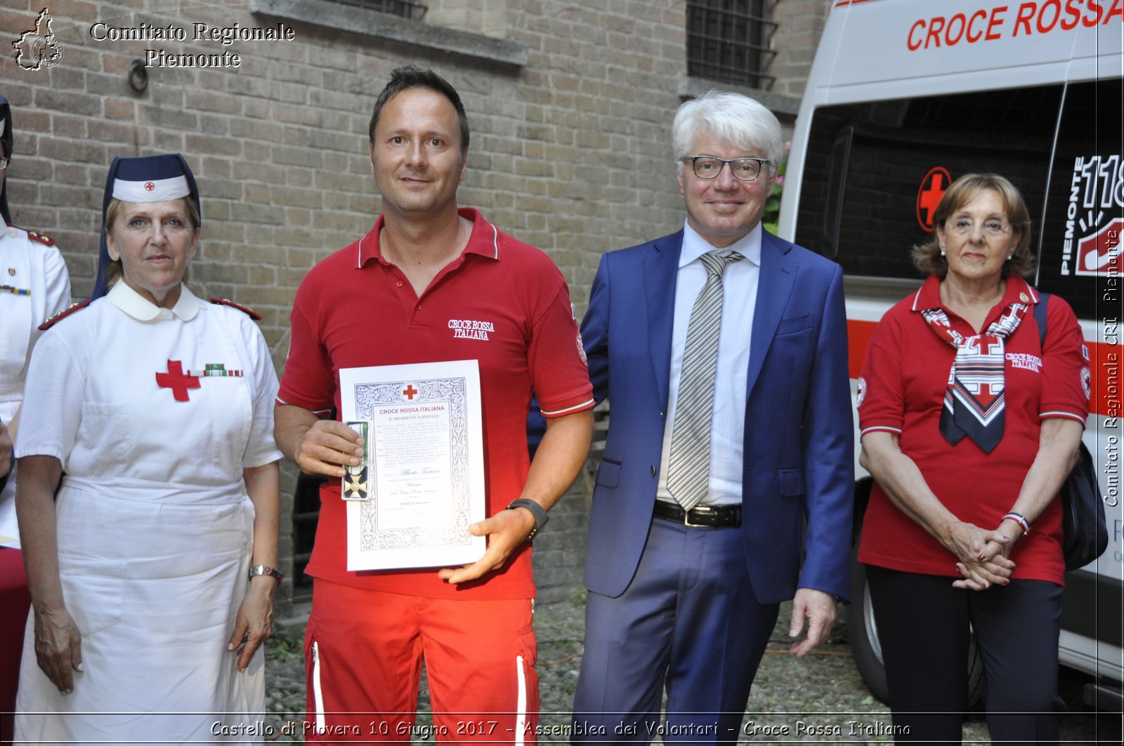 Castello di Piovera 10 Giugno 2017 - Assemblea dei Volontari - Croce Rossa Italiana- Comitato Regionale del Piemonte