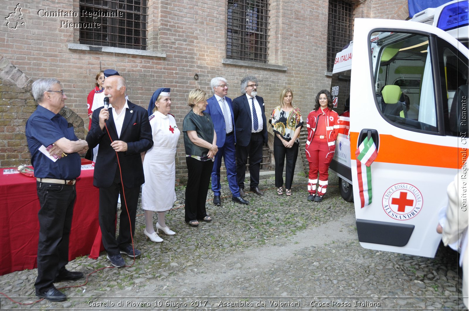 Castello di Piovera 10 Giugno 2017 - Assemblea dei Volontari - Croce Rossa Italiana- Comitato Regionale del Piemonte