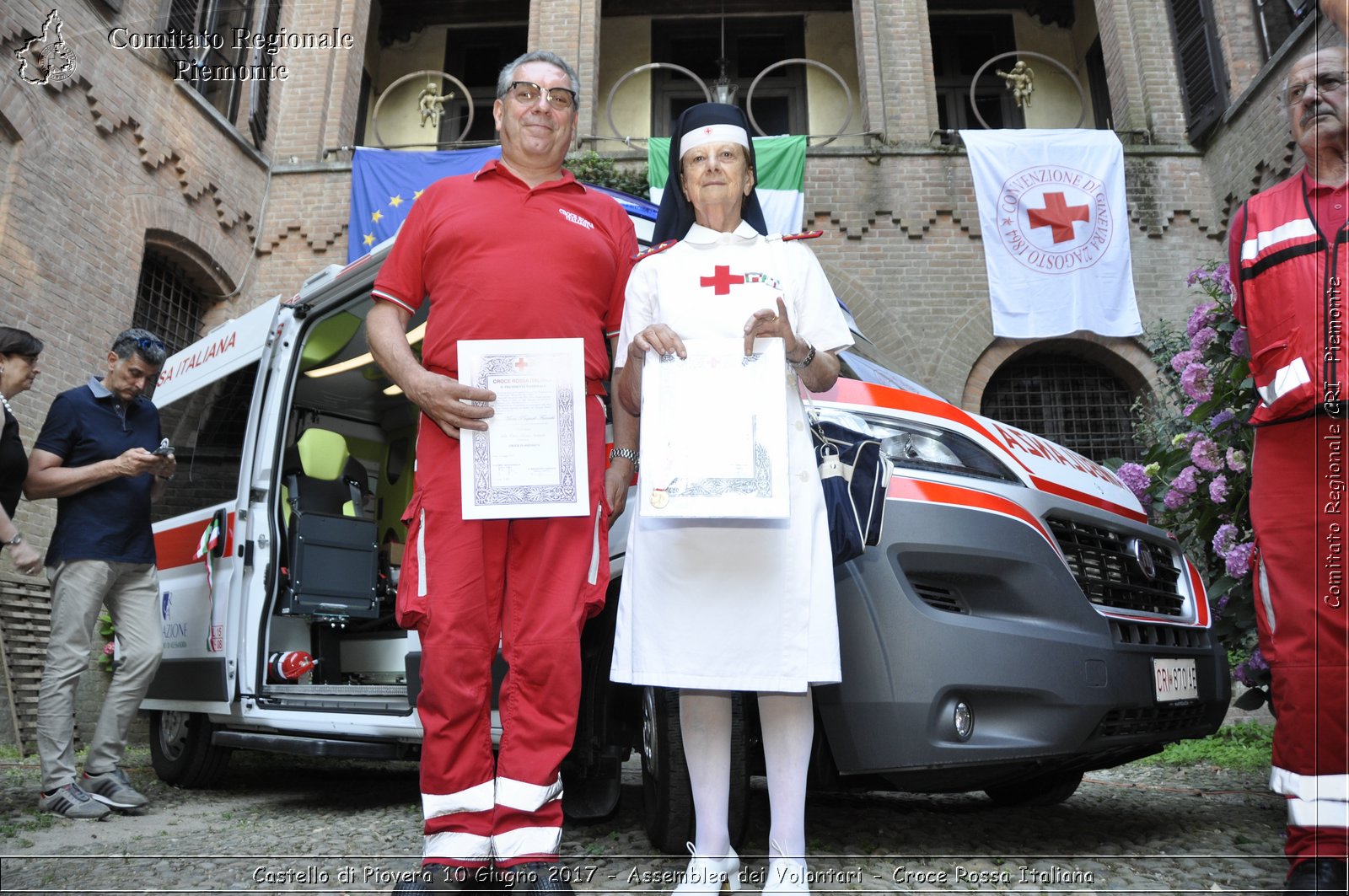 Castello di Piovera 10 Giugno 2017 - Assemblea dei Volontari - Croce Rossa Italiana- Comitato Regionale del Piemonte