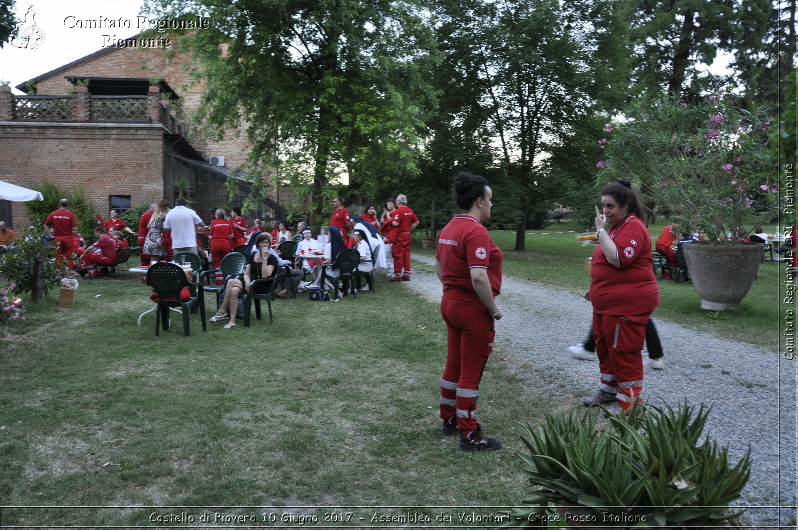 Castello di Piovera 10 Giugno 2017 - Assemblea dei Volontari - Croce Rossa Italiana- Comitato Regionale del Piemonte