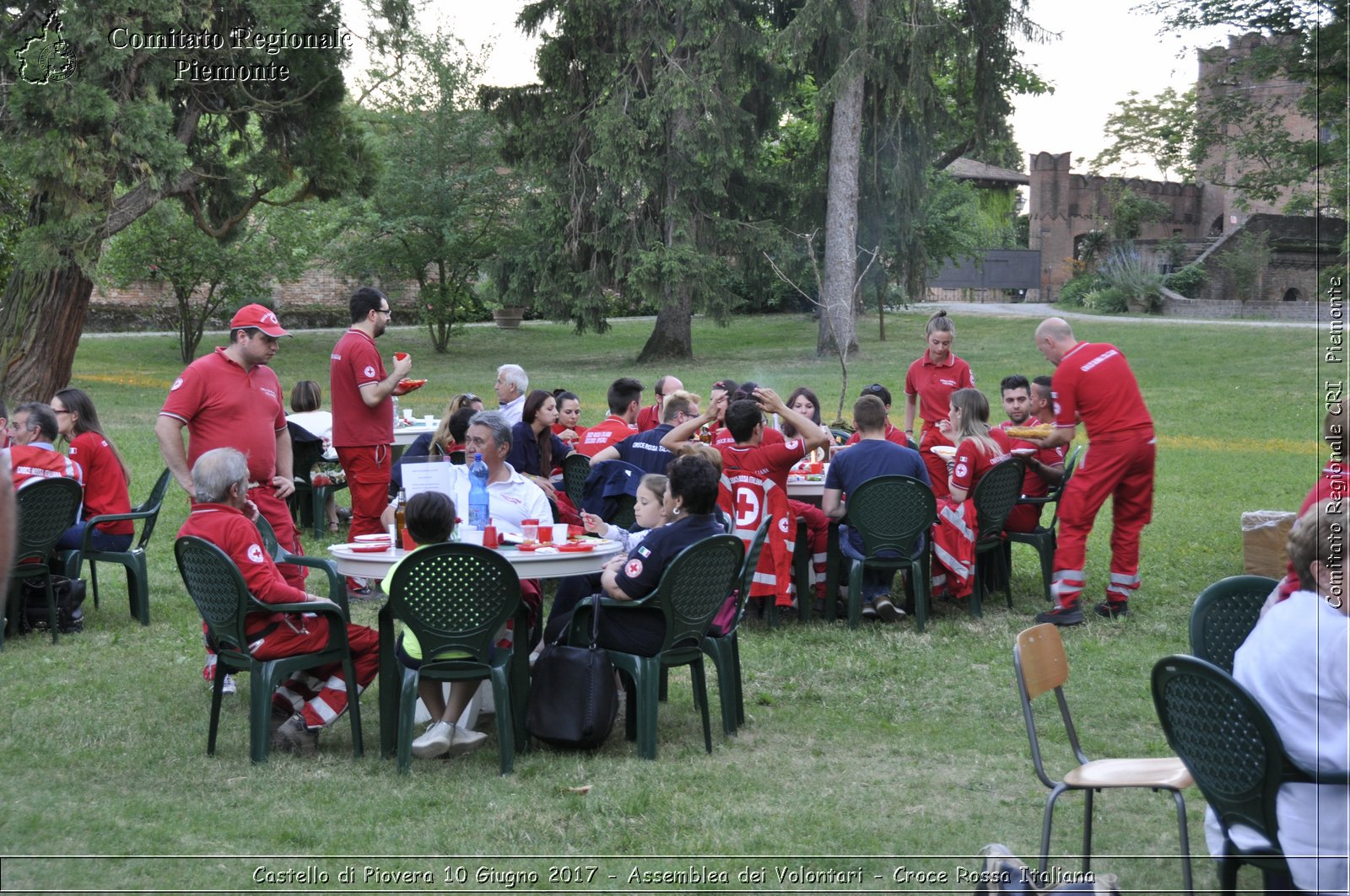 Castello di Piovera 10 Giugno 2017 - Assemblea dei Volontari - Croce Rossa Italiana- Comitato Regionale del Piemonte