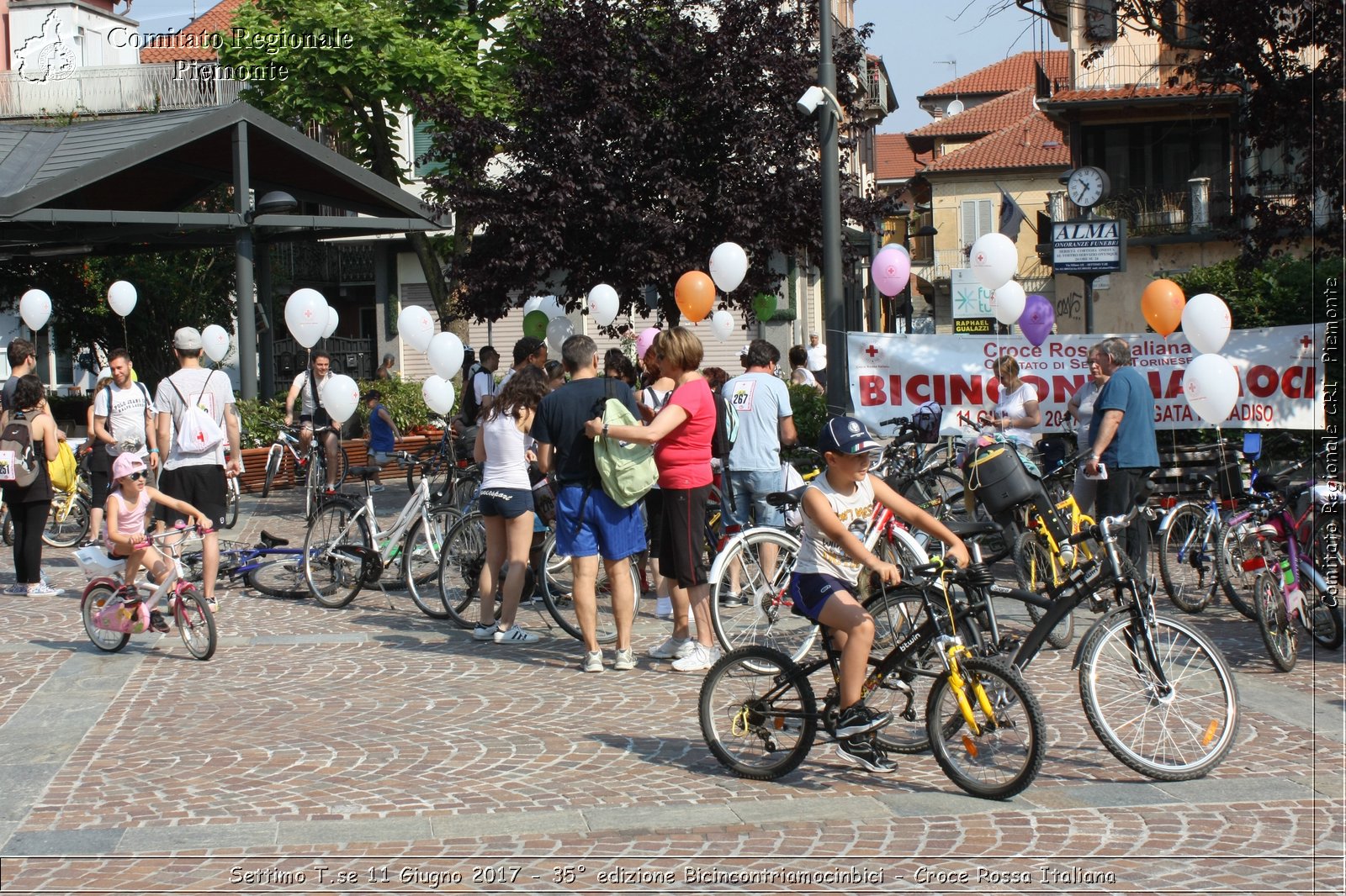 Settimo T.se 11 Giugno 2017 - 35 edizione Bicincontriamocinbici - Croce Rossa Italiana- Comitato Regionale del Piemonte