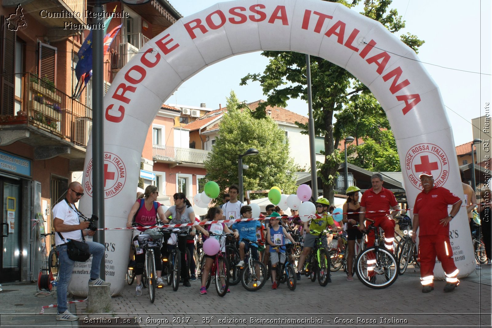 Settimo T.se 11 Giugno 2017 - 35 edizione Bicincontriamocinbici - Croce Rossa Italiana- Comitato Regionale del Piemonte