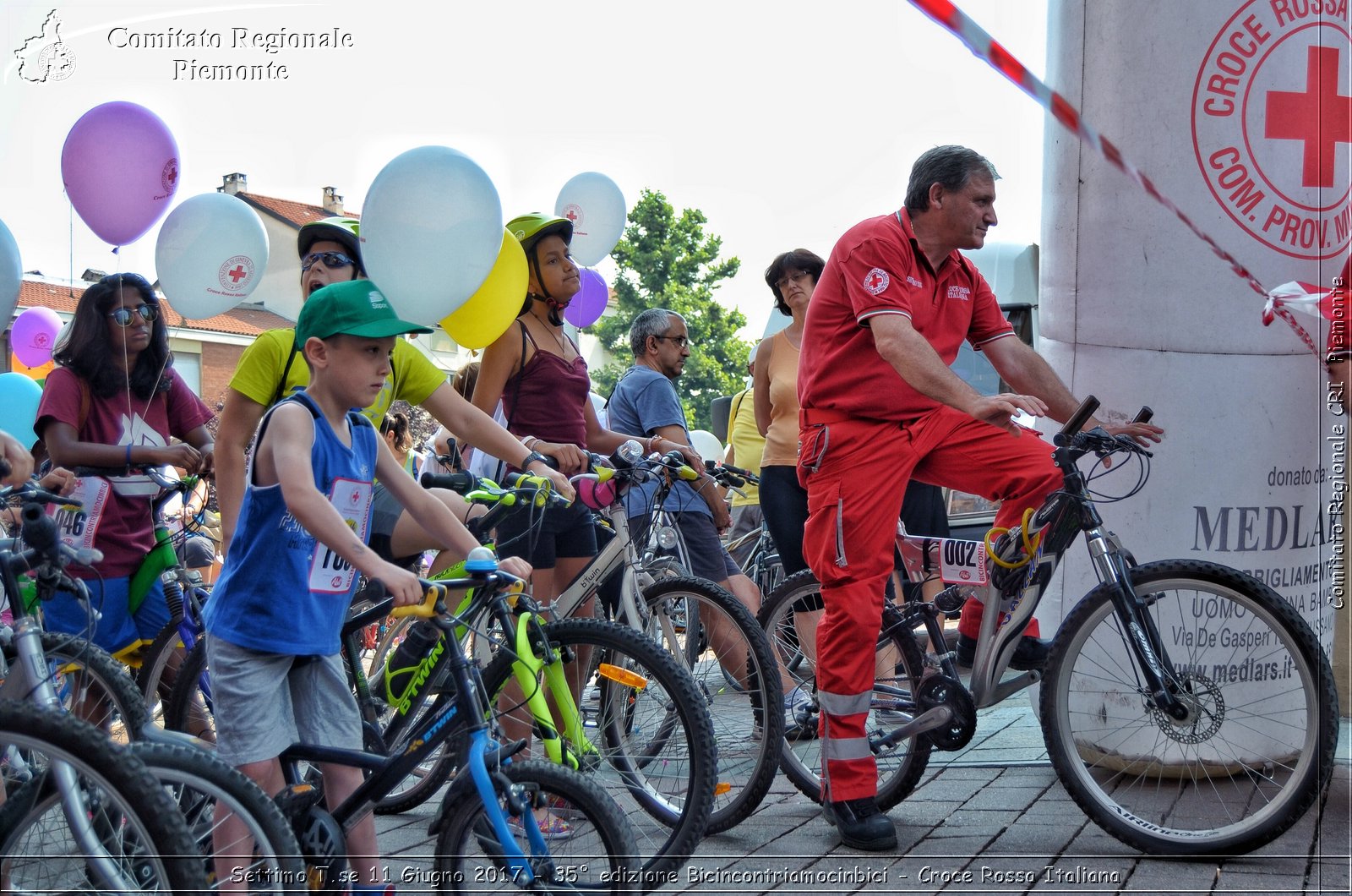 Settimo T.se 11 Giugno 2017 - 35 edizione Bicincontriamocinbici - Croce Rossa Italiana- Comitato Regionale del Piemonte