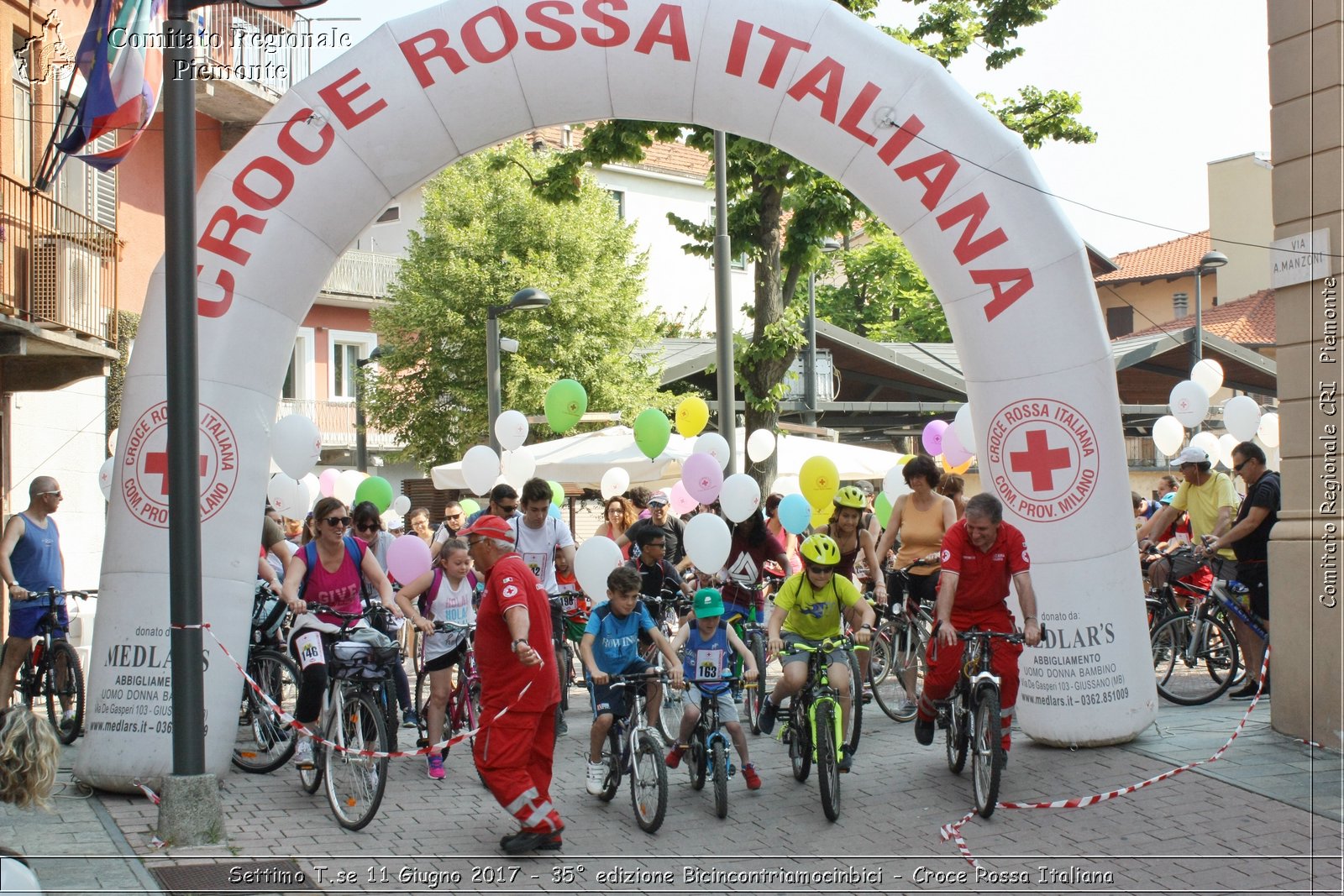 Settimo T.se 11 Giugno 2017 - 35 edizione Bicincontriamocinbici - Croce Rossa Italiana- Comitato Regionale del Piemonte