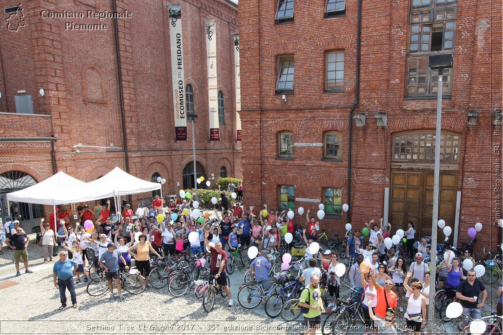 Settimo T.se 11 Giugno 2017 - 35 edizione Bicincontriamocinbici - Croce Rossa Italiana- Comitato Regionale del Piemonte