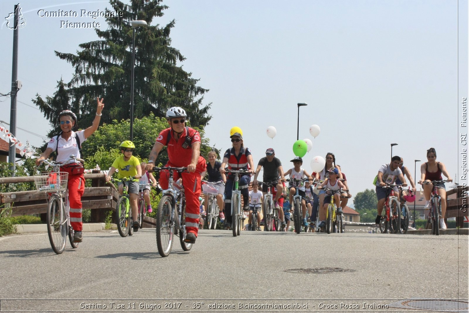 Settimo T.se 11 Giugno 2017 - 35 edizione Bicincontriamocinbici - Croce Rossa Italiana- Comitato Regionale del Piemonte