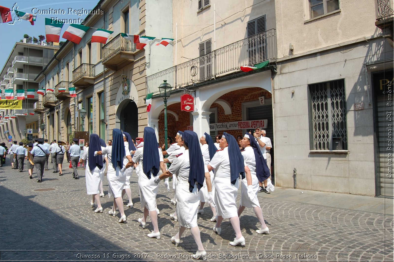 Chivasso 11 Giugno 2017 - Raduno Regionale dei Bersaglieri - Croce Rossa Italiana- Comitato Regionale del Piemonte