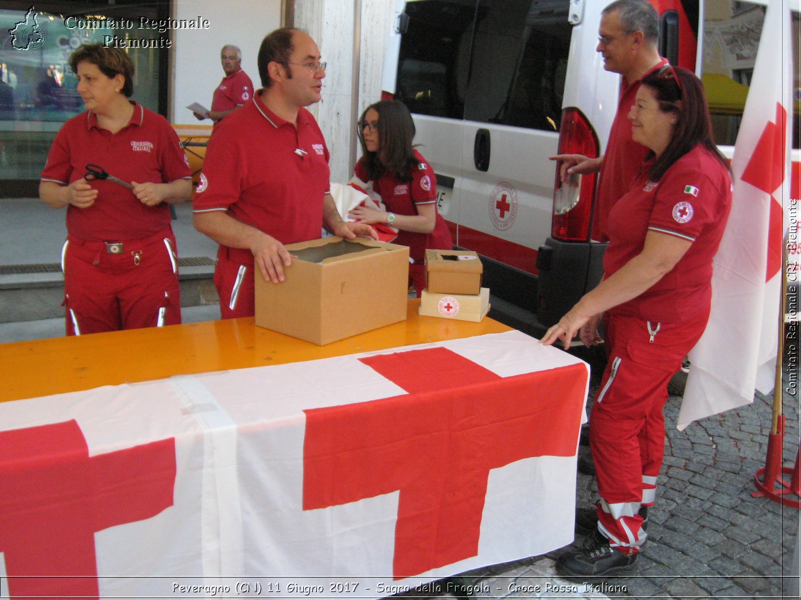 Peveragno (CN) 11 Giugno 2017 - Sagra della Fragola - Croce Rossa Italiana- Comitato Regionale del Piemonte