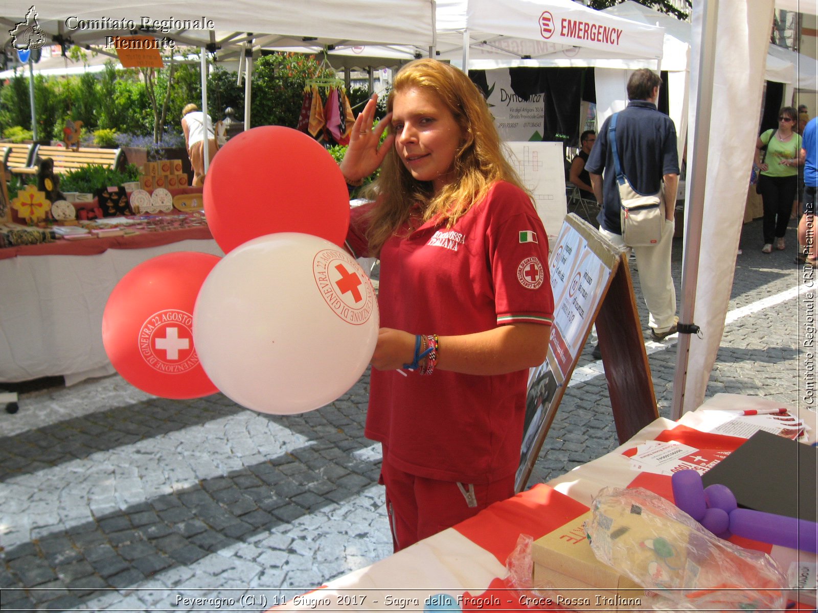 Peveragno (CN) 11 Giugno 2017 - Sagra della Fragola - Croce Rossa Italiana- Comitato Regionale del Piemonte