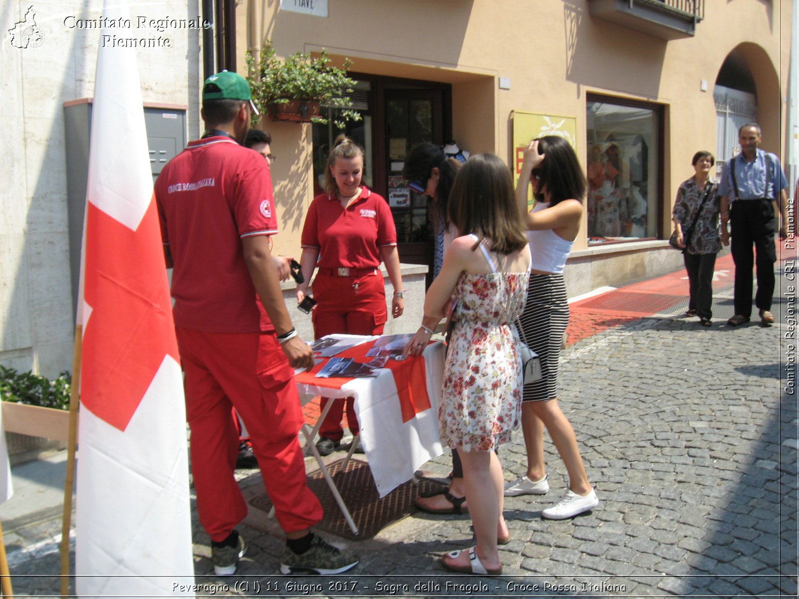 Peveragno (CN) 11 Giugno 2017 - Sagra della Fragola - Croce Rossa Italiana- Comitato Regionale del Piemonte