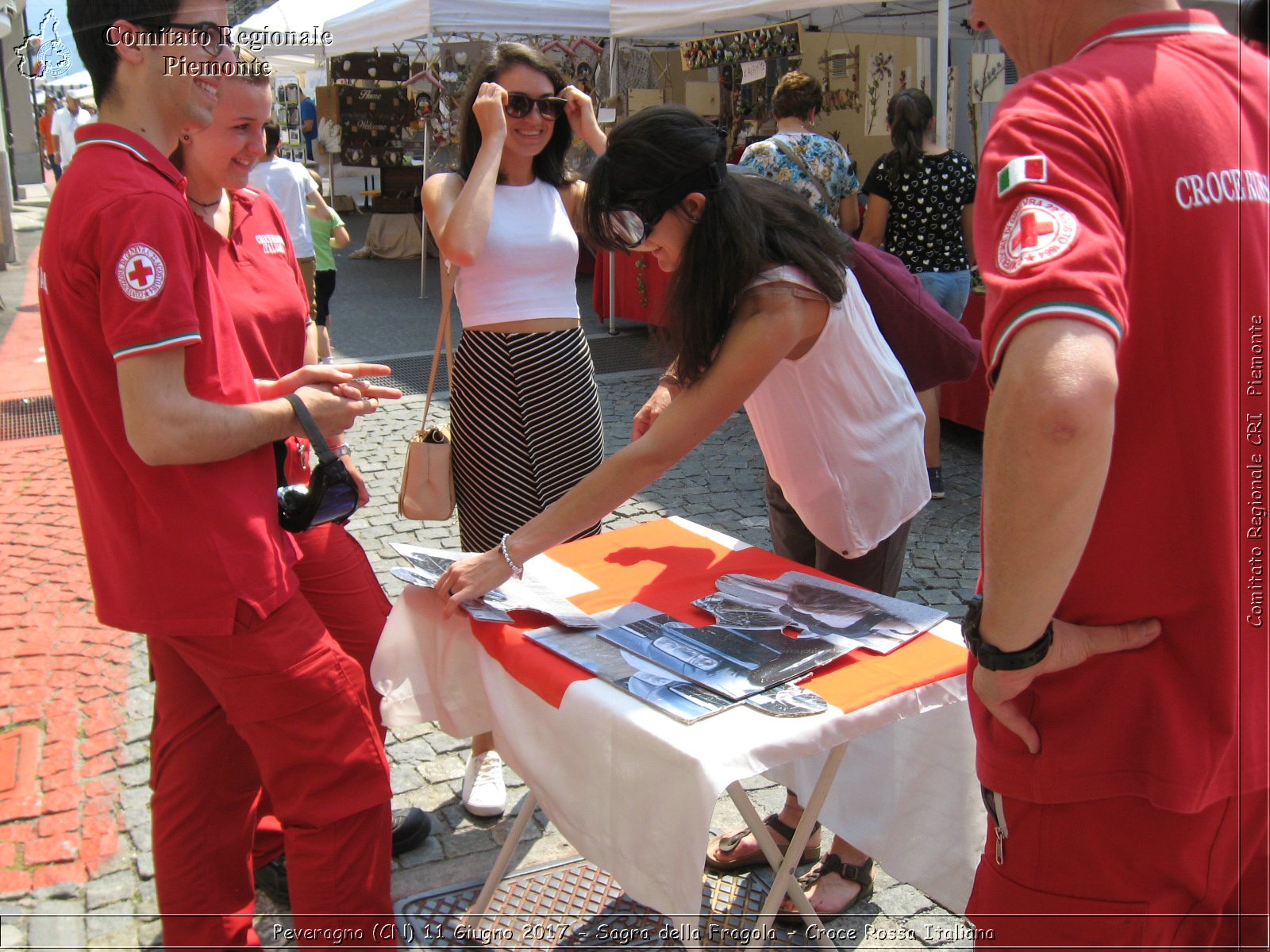 Peveragno (CN) 11 Giugno 2017 - Sagra della Fragola - Croce Rossa Italiana- Comitato Regionale del Piemonte