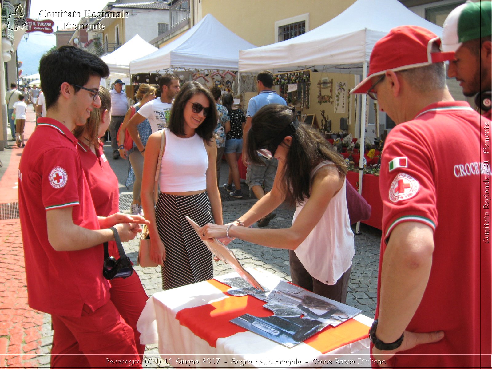 Peveragno (CN) 11 Giugno 2017 - Sagra della Fragola - Croce Rossa Italiana- Comitato Regionale del Piemonte