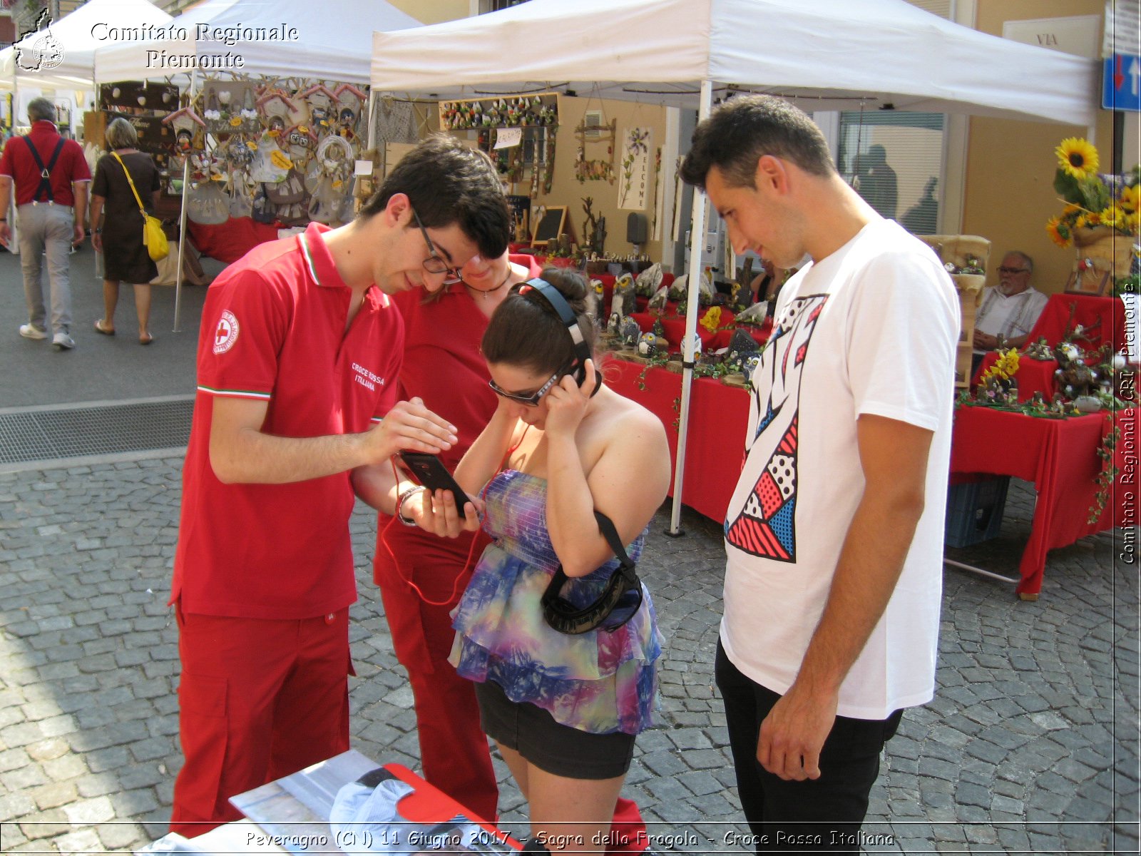 Peveragno (CN) 11 Giugno 2017 - Sagra della Fragola - Croce Rossa Italiana- Comitato Regionale del Piemonte