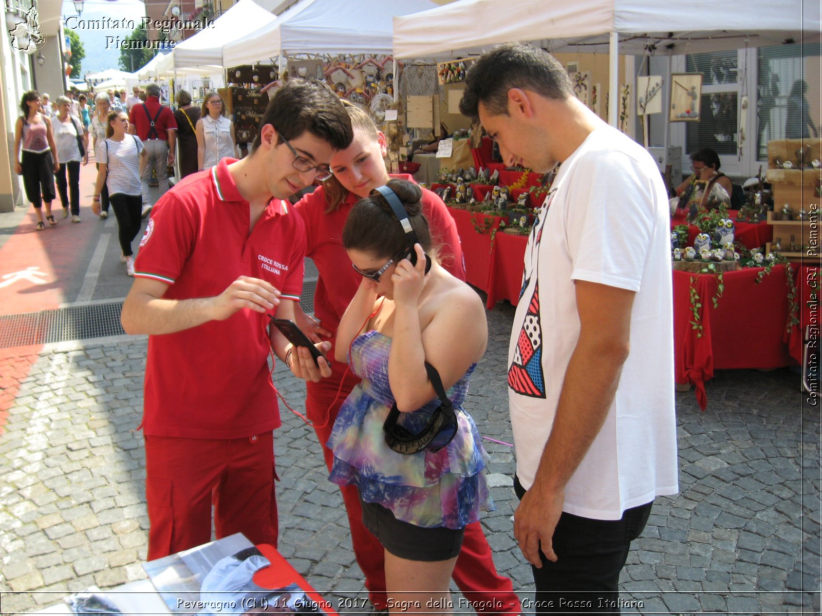 Peveragno (CN) 11 Giugno 2017 - Sagra della Fragola - Croce Rossa Italiana- Comitato Regionale del Piemonte