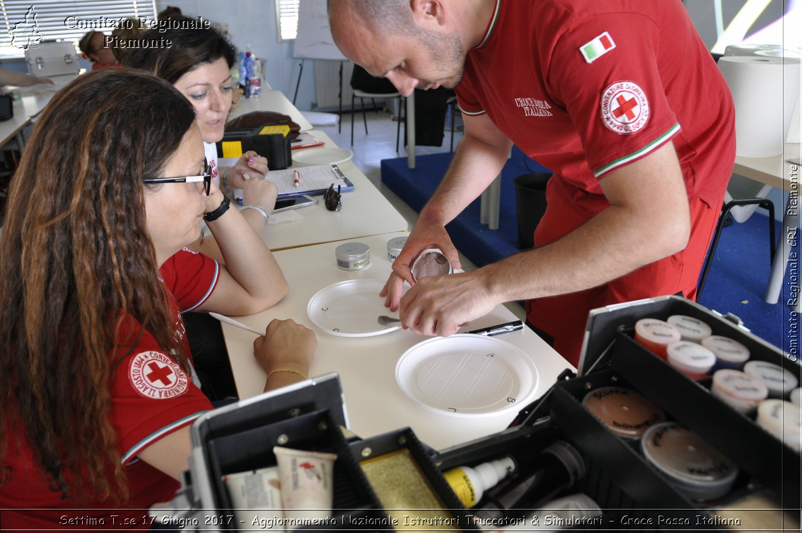 Settimo T.se 17 Giugno 2017 - Aggiornamento Nazionale Istruttori Truccatori & Simulatori - Croce Rossa Italiana- Comitato Regionale del Piemonte