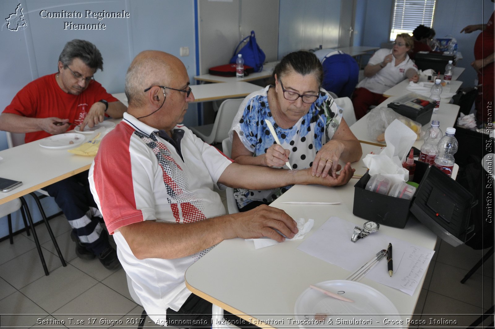 Settimo T.se 17 Giugno 2017 - Aggiornamento Nazionale Istruttori Truccatori & Simulatori - Croce Rossa Italiana- Comitato Regionale del Piemonte