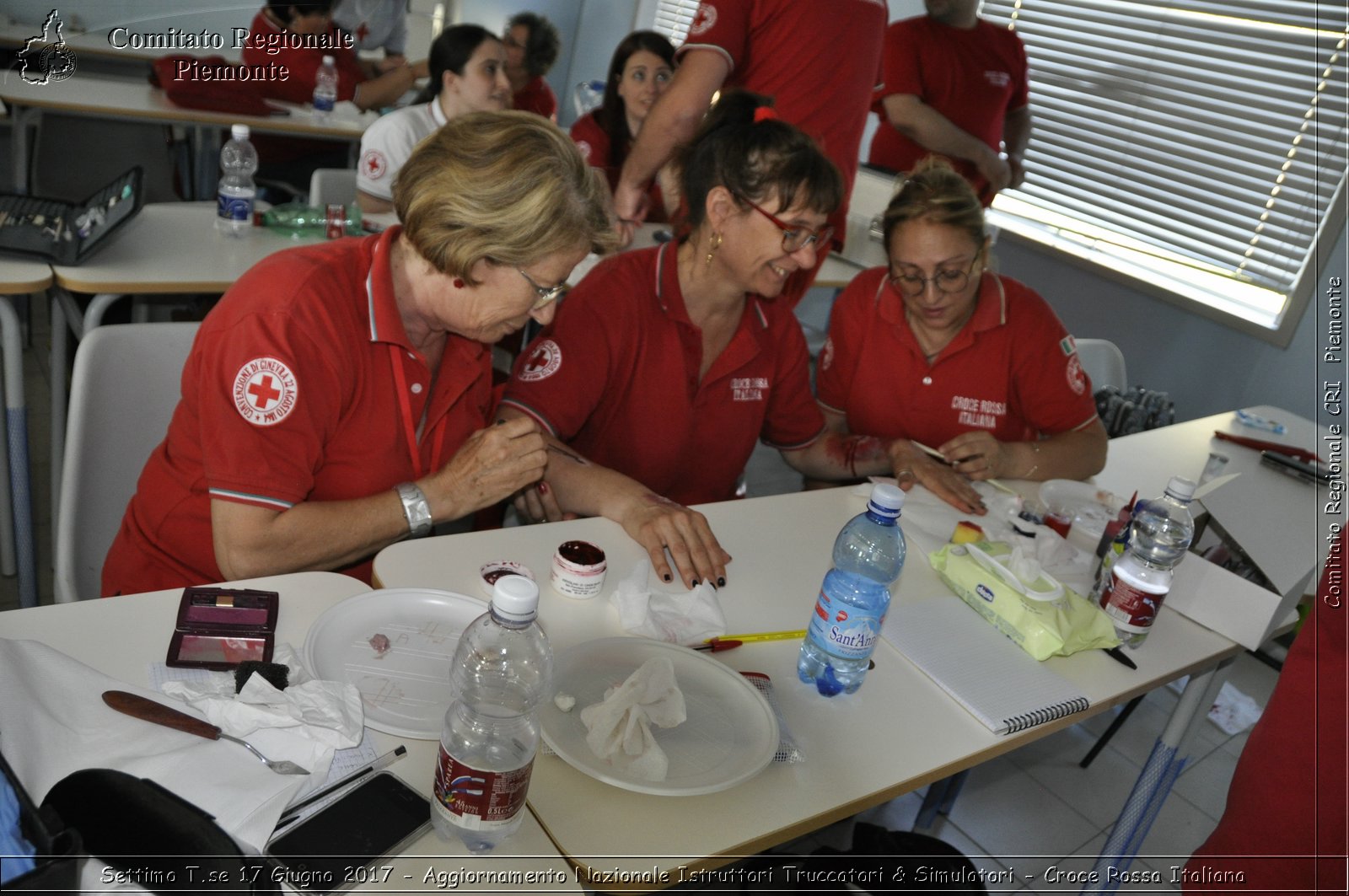 Settimo T.se 17 Giugno 2017 - Aggiornamento Nazionale Istruttori Truccatori & Simulatori - Croce Rossa Italiana- Comitato Regionale del Piemonte