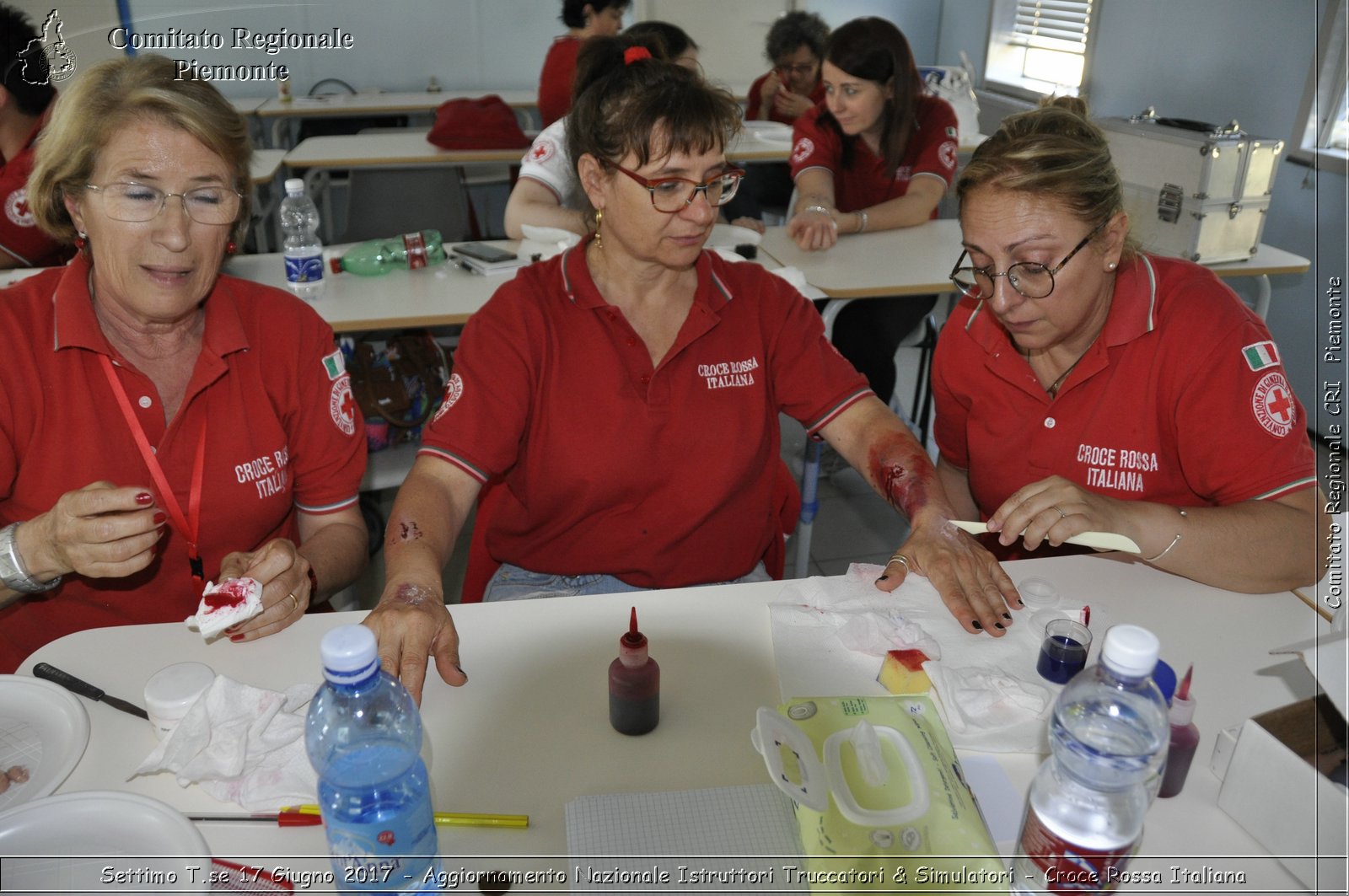 Settimo T.se 17 Giugno 2017 - Aggiornamento Nazionale Istruttori Truccatori & Simulatori - Croce Rossa Italiana- Comitato Regionale del Piemonte