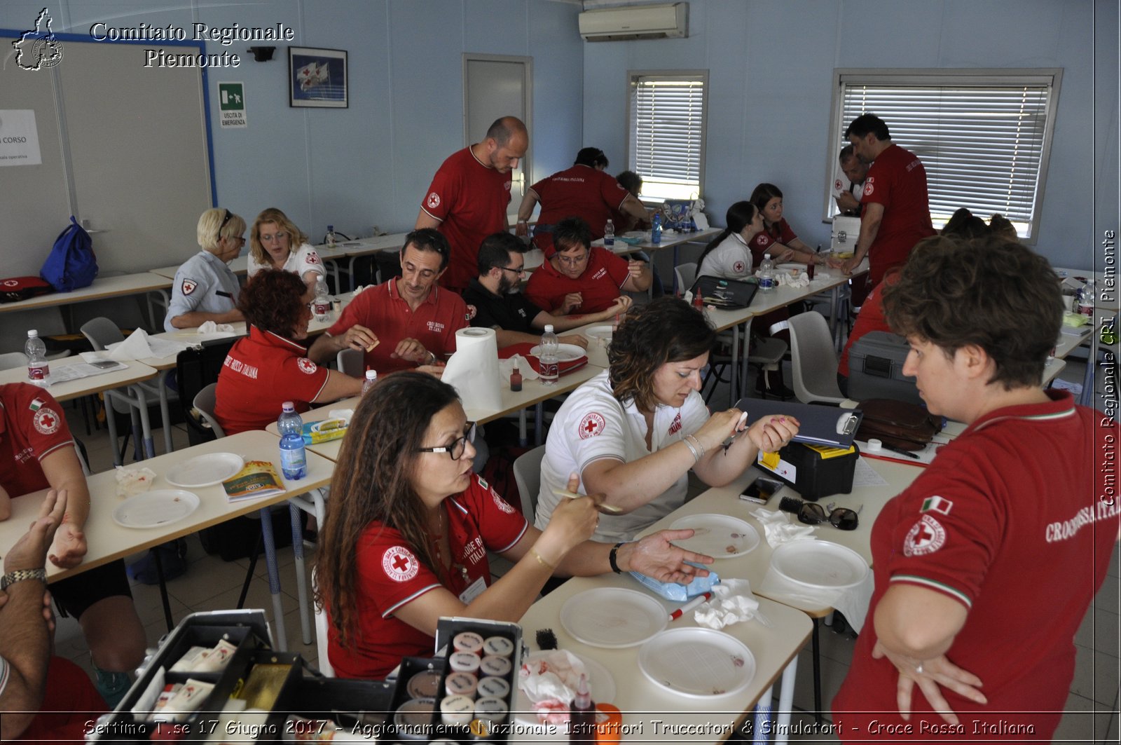 Settimo T.se 17 Giugno 2017 - Aggiornamento Nazionale Istruttori Truccatori & Simulatori - Croce Rossa Italiana- Comitato Regionale del Piemonte